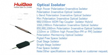 Hot sell fiber optic components optical isolators