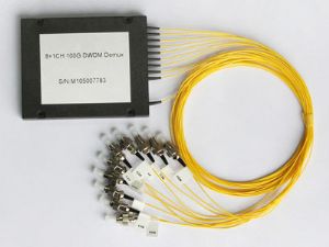 Our hot sell fiber optic component product 8+1CH CWDM Mux+Demux in 1U Rackmount