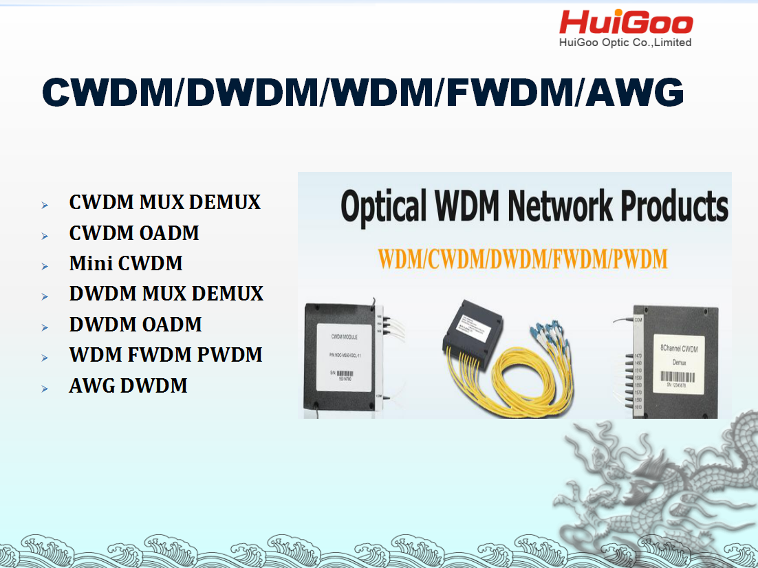 What is wavelength division multiplexing (WDM) and coarse wavelength division multiplexing (CWDM)?